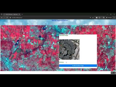 Aerial Segmentation Prediction Flask Application in Python Projects