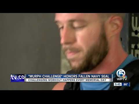 'Murph Challenge' remembers heroics of Navy Seal Michael Murphy killed in Afghanistan