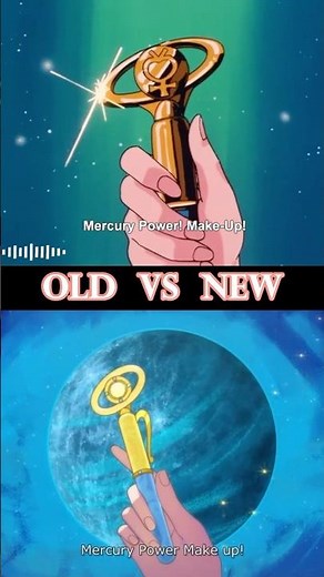 Mercury Classic vs. Crystal Transformation #sailormoon #sailormooncrystal #comparison