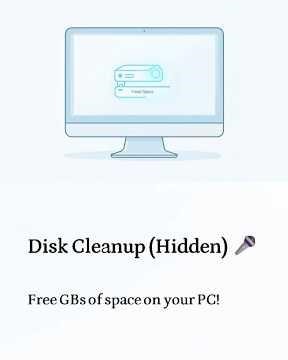 Disk Cleanup Hidden