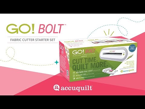 Getting Started with the GO! Bolt Electric Fabric Cutter