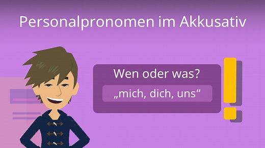 Personalpronomen im Akkusativ • Übungen & Beispiele