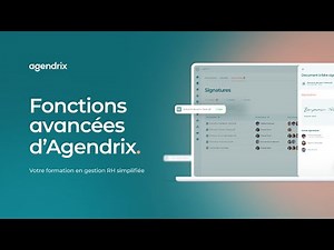 Webinaire: Fonctions avancées d'Agendrix