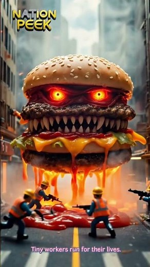 Giant Burger Monster