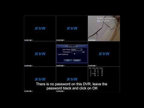 XVR DVR 8 CHANNEL REMOTE VIEW MOBILE SETUP QR CODE - V1