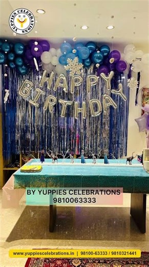 Frozen Magic Comes Alive! ❄️✨ Disney Frozen Birthday Party Decoration | Yuppies Celebrations #party