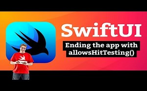 Ending the app with allowsHitTesting() – Flashzilla SwiftUI Tutorial 12/15