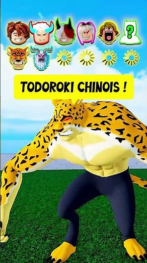 APPUYEZ SUR LE BOUTON = TRANSFORMATION ALÉATOIRE EN ANIMAL ! #roblox 🏓 #shorts