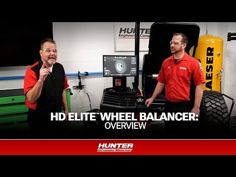Hunter Engineering HD Elite™ wheel balancer: Overview