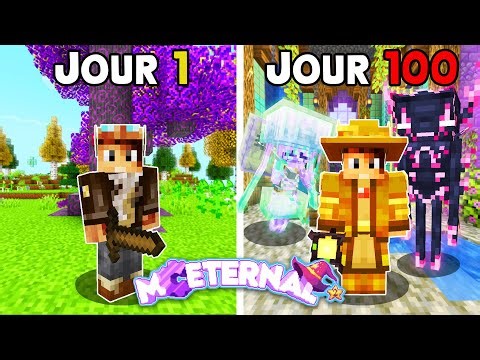 J'ai passé 100 jours sur MINECRAFT ETERNAL, voici ce qu'il s'est passé...