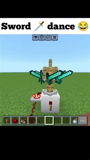 Epic sword ⚔️ dance 😂 in minecraft || #shorts #gaming #minecraft #dance #build