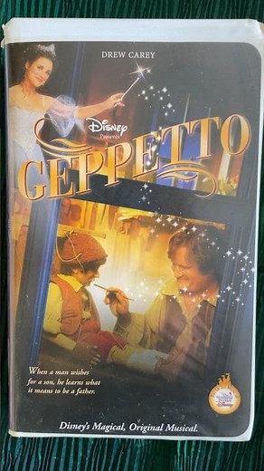 Disney’s Geppetto VHS 2000 #disney #vhs #vhstapes #2000s #Geppetto #Musical #tvmovie #vhscollection