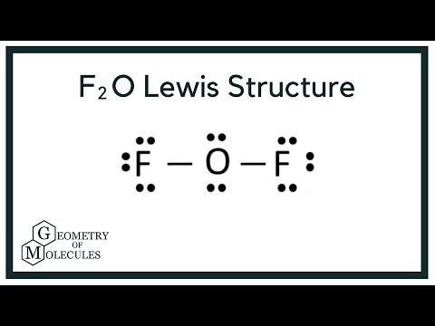 F2O Lewis Structure: How to Draw the Lewis Structure for F2O (diflourine monoxide)