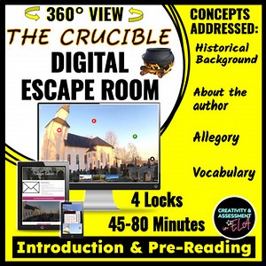 The Crucible Introduction Pre-Reading Background Digital Escape Room Activity