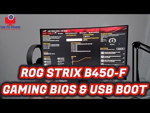 Asus Rog Strix B450 F Gaming Bios & Usb Boot Details
