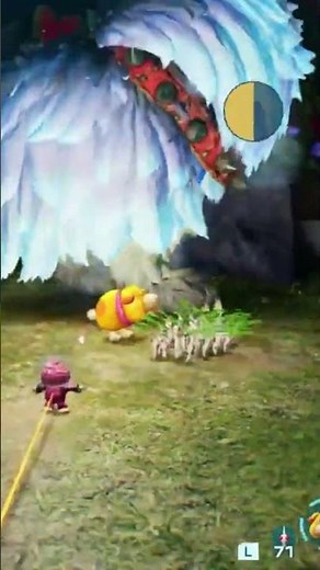ヤタノワスレイヌ（第2形態）の白ピクミン捕食シーン【ピクミン4 PIKMIN4】 #pikmin4 #pikmin #ピクミン