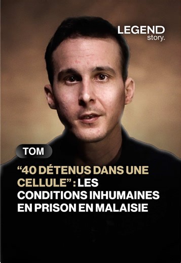 “40 détenus dans une cellule” : il décrit les conditions inhumaines en prison en Malaisie ⬆️ L’interview complète est dispo sur YouTube et toutes les plateformes de podcast 🔥 #legend #legendmedia