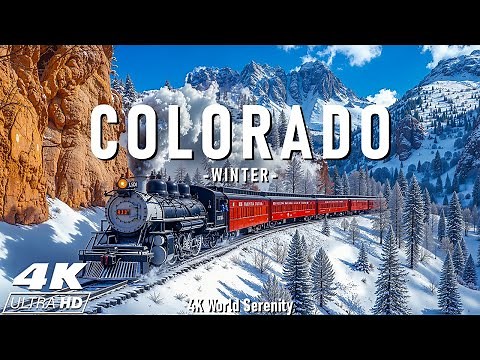 Colorado Winter Wonderlands 4K ❄ Snowy Peaks, Frosted Forests, and the Magic of the Rockies