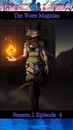The Water Magician Unleashed! 😎 #anime #animeedit