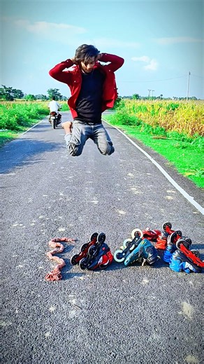 The Art of Skating: Beginner to Pro Journey 🥰🛼#rollerskating #skater ##inlineskating#tiktok