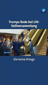 Trump greift in seiner Rede die UN an