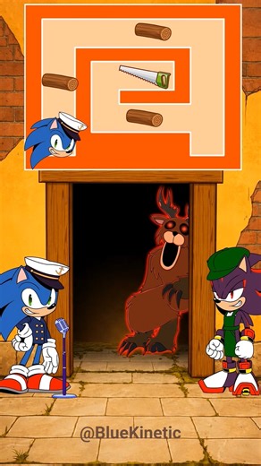 Maze Puzzle 99 Nights Vs Shadow Vs Sonic Challenge #99Nights #Sonic #Shorts