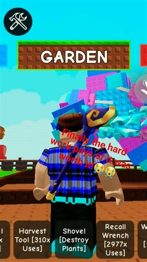 my first time getting candy blossom it was all worth it😭 #roblox #growagarden #newyoutuber