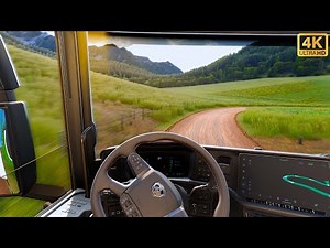 SCANIA Driving Trough Village - Euro Truck Simulator 2 Gameplay Walkthrough