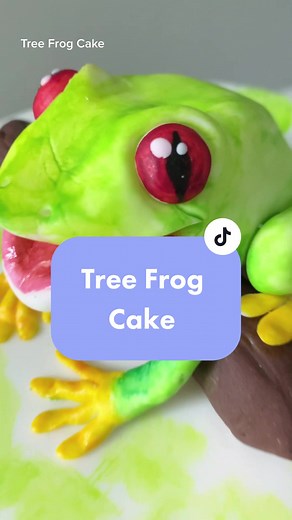 How to Make a Tropical Tree Frog Cake