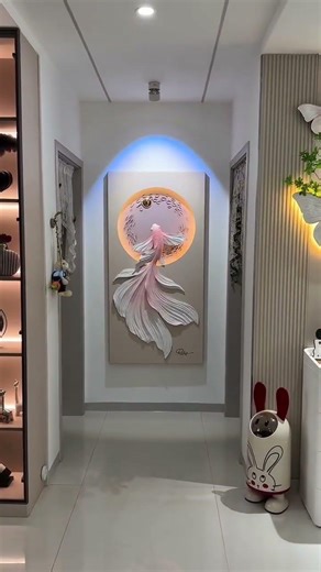 I get home feels so beautiful and calming. #Ambience #Spotlight #DawnBlue #SunsetLamp #HomeDecor