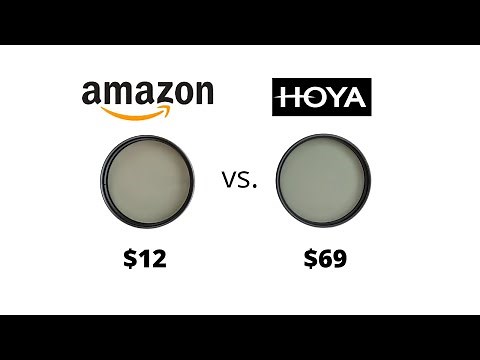 Which POLARIZING FILTER should you use? AMAZON BASICS vs. HOYA