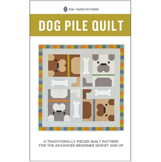 Just Country Crafts | Dog Pile by Pen & Paper Patterns, the canine follow-up to the Kitten Around pattern, is a traditionally pieced quilt that measures 48 1/2"... | Instagram