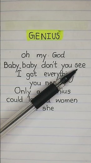 Genius by LSD Lyrics