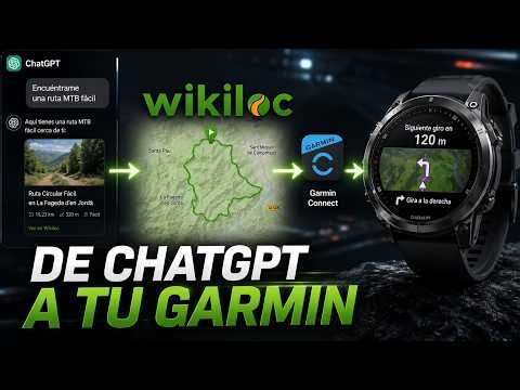 De Wikiloc a Garmin: busca rutas con ChatGPT y navega Giro a Giro