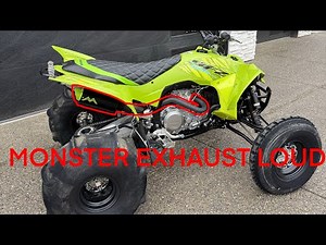 2025 YFZ450R NEW MODS AND MONSTER EXHUAST #savesportquads