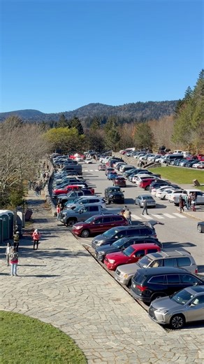 Here is a look at Newfound Gap Overlook today! 😌 #gsmnp #newfoundgap #greatsmokymountainsnationalpark #fall | Adventure Is Out There