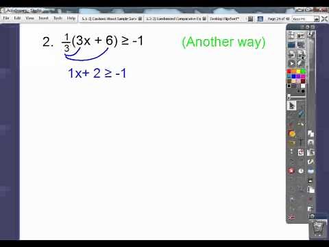 Solving Multi-Step Inequalities