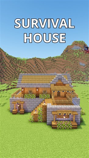 Minecraft Survival House You’ll Want to Build! 🏡