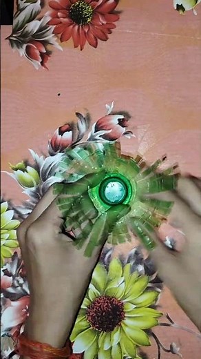 DIY Bottle Craft | Waste Bottle Se Beautiful Decor Item | Easy Best Out of Waste Craft#shorts