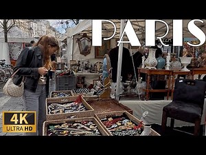 [🇫🇷Paris France 4K 120 FPS HDR Walking Tour] 2025 Paris streets walking tour 22/March/2025