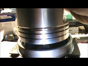 Corvair piston install.