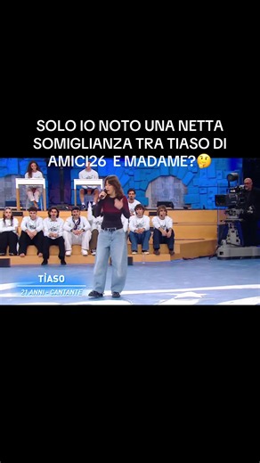 SOLO IO NOTO UNA NETTA SOMIGLIANZA TRA TIASO DI AMICI26 E MADAME?🤔 #tiaso #madame