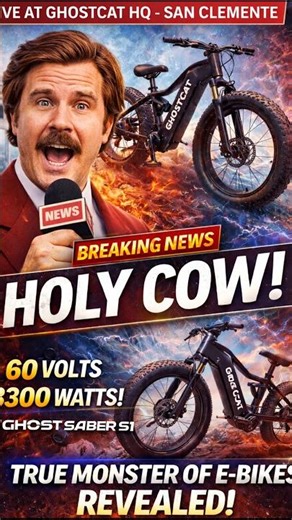 NEW! Ghostcat Saber S1 High Performance ebike info released Hurry! 3300watts