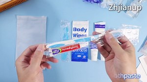 Travel Hygiene Kit Disposable Personal Men Toiletries Bulk (11-in-1, 5) | Toiletry Set Cleaning Essentials Individually Wrapped Care Package Supplies for Camping, Travel, Relief, Charity, Homeless