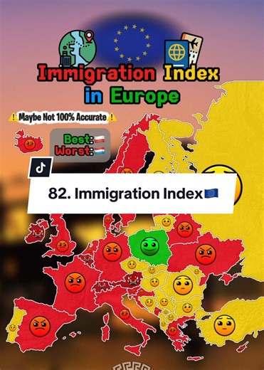 Understanding Europe's Immigration Index and Mapping Trends