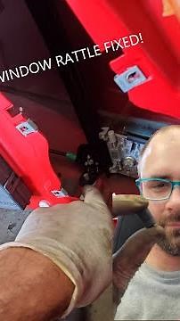 99 Corvette Window Rattle Fix - Easy Bushing Replacement.