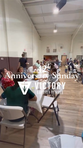 We had a wonderful day celebrating all that the Lord has done for us these past 42 years. We had a great meal, awesome preaching and prayed over our very first deacon! “The LORD hath done great things for us; whereof we are glad.” Psalms 126:3 | Victory Baptist Temple of Midwest City, OK