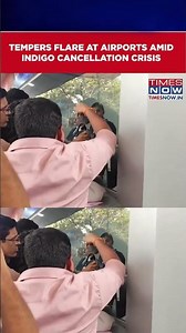 Chaos At Airports As Furious Indigo Passengers Face Long Queues, Repeated Cancellations #Shorts