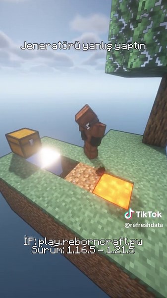 skyblock dedinmi reborn aga :d #minecraft #minecraftmeme #fyp