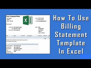 How to create Billing Statement Templates | Billing Statement Templates | 🎇🎇
